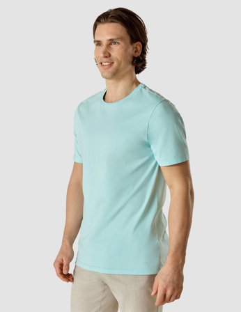 Shaping New Tomorrow - Supima T-Shirt - Aqua - Male - L