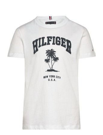 Tommy Hilfiger | Hilfiger Palm Print Tee Ss | 128