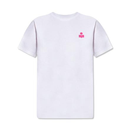 Isabel Marant Étoile, Zewel T-shirt Wit, Dames, Maat:S,Katoen