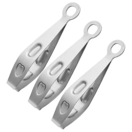 3 stk. Fiskebens-Tang Fiskeklypetang Kjøkken Tang Fiskeklypetang Gris Hår Tang