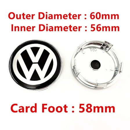 4 st 60 mm Navkapsel Bilhjul Centerkapslar Fälgar Navkapsel Navskydd Logotyp Märke Emblem Tillbehör