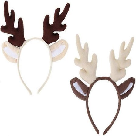 2 stk. Jule Ren Hårbånd