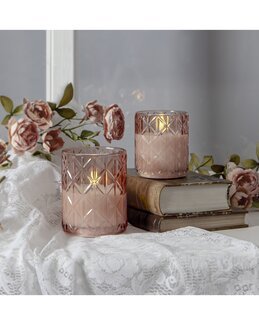 Star Trading LED Romb Rosa