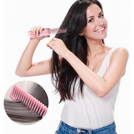 Sladdlös Plattång Rosa med 9 Temperaturinställningar, Portabel Resestyler, Kompatibel med Alla Hårtyper