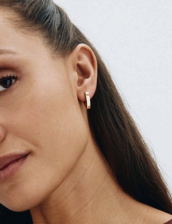 Edblad Valley Hoops S Gold - Gold - ONE SIZE