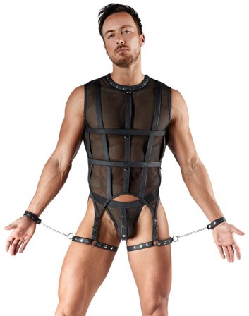Bondage 2-piece bondage net set - Vuxen.se - Fetishkläder för honom