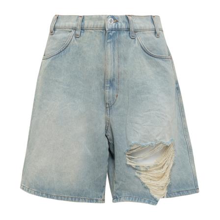 Amish Korte Broek , Blauw , Heren , Maat: W36