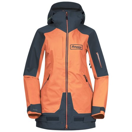Bergans Myrkdalen V2 3L Women's Jacket Women unlined ski jackets Orange XS