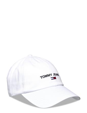 Tjm Sport Cap Accessories Headwear Caps Hvit Tommy Hilfiger