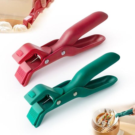 2 stk Multifunksjonelle Anti-Skåldings Skålholdere, Multifunksjonell Sklisikker Varmeisolerende Anti-Skåldings Griper for Kjøkkentilbehør