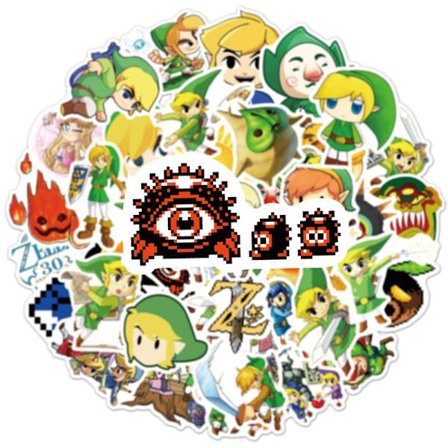 50 Legender om Zelda Duft av ørkenspill-klistremerker