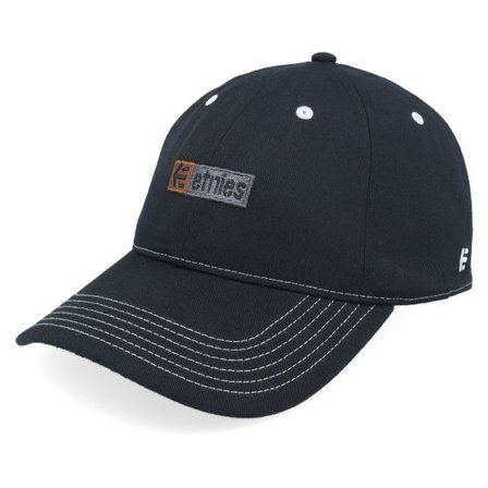 Etnies - Svart unconstructed Keps - New Box Black/Brown/Grey Dad Cap @ Hatstore