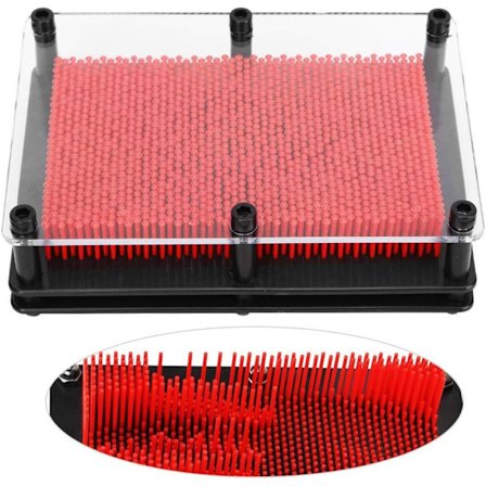 1 stk 3D klon håndform 3D nål håndaftryk plast