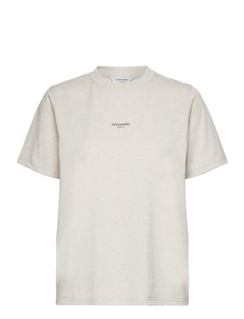 Penny Oslo Tee T-shirts & Tops Short-sleeved Creme HOLZWEILER*Betinget Tilbud