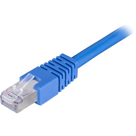 F/UTP Cat6 patch cable, LSZH, 1.5m, blue