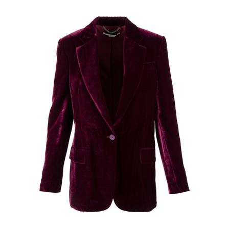 Stella McCartney, Blazers Paars, Dames, Maat:XS