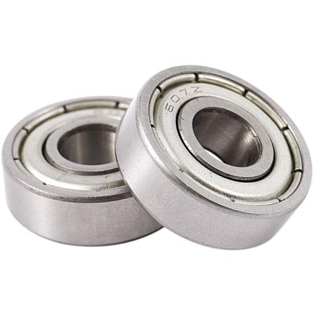 10 stk 607ZZ 19 x 7 x 6 mm forseglede enkle rads dype metallkulelager