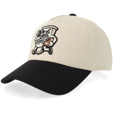 Not For Sale - Beige adjustable Keps - Toilet Football Stone/Black A-frame Adjustable @ Hatstore