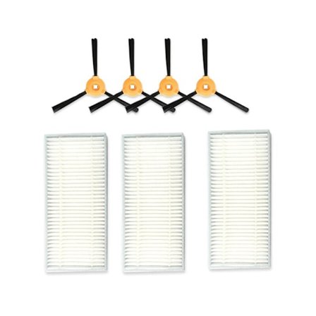 Dammsugarfilter Sidoborstar Kits för Deebot N79 N79S Robotdammsugare Reservdelar