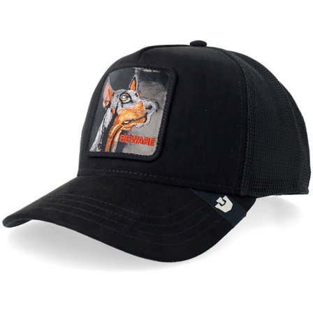Goorin - Sort trucker Kasket - Black Out Doberman Void A-frame Trucker @ Hatstore