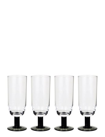 Broste Copenhagen Nordic Bistro Champagne Glass - Grey - 20 CL