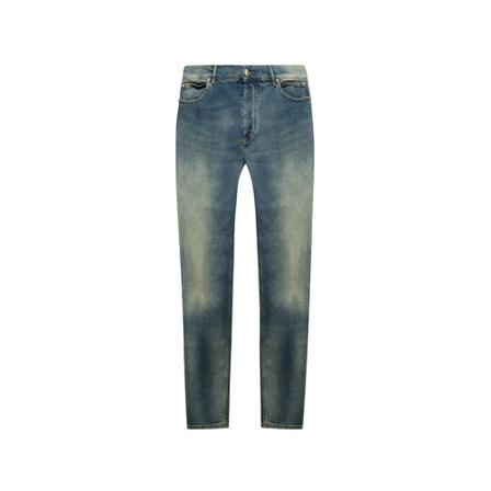 Balmain, Jeans with logo Blauw, Heren, Maat:W32,Katoen