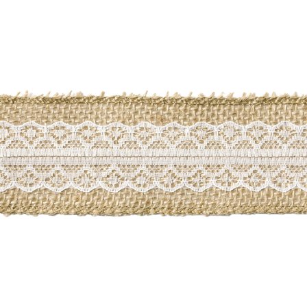 Dekorationsbånd med Blonde Jute