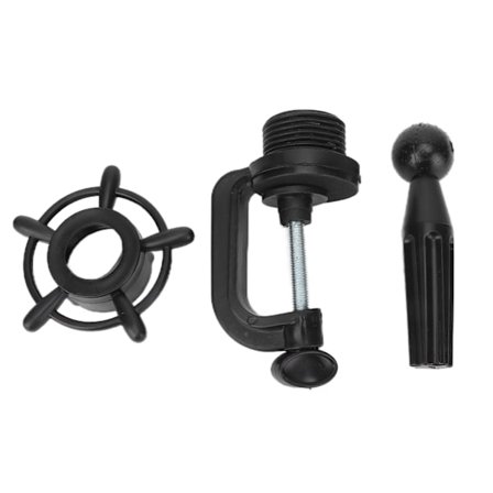 Mannequin Hoved Stativ Højdejusterbar Mannequin Hoved Klemmeholder til Træningshoved Display Sort