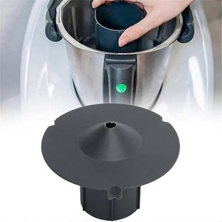 Splatterbeskyttelse til TM5 TM6 Cylinderformet Splatterbeskyttelse Køkkenredskaber Effektivt Hakk Blanding og Finthak