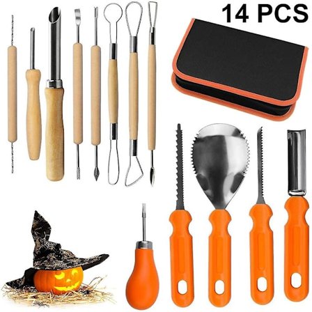 13pcs Pumpkin Carving Set Stainless Steel Pumpkin Carving Tools