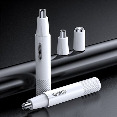 Näshårstrimmer Rakning VIT ENKELHUVUD ENKEL KLIPPARHUVUD