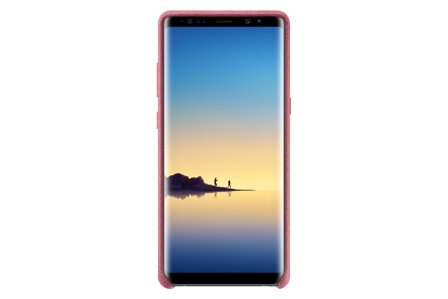 Samsung Alcantara Cover EF-XN950 - Baksidedeksel for mobiltelefon - alcantara - rosa - for Galaxy Note8