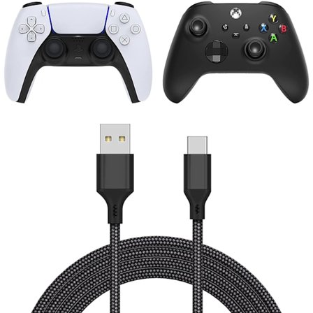 5 METER! USB-C PS5/XBOX SERIES S/X Extra Lång Laddare