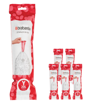 Avfallspåsar Brabantia Y 20L 6x20st
