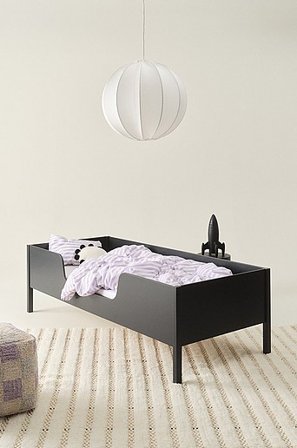 Jotex - Łóżko Dziecięce 90x200 Cm Czarny - CAMPO - Kup Łóżka dla dzieci i łóżeczka dla niemowląt firmy Jotex