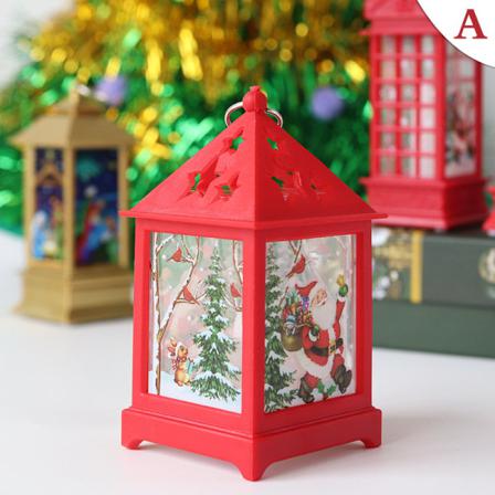 Jul Led-lampor Mini Lykta Dekorativa För Jul Nyår