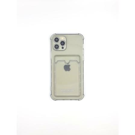 Svart Transparent Mobilskal Med Korthållare Till Iphone 11pro Svart