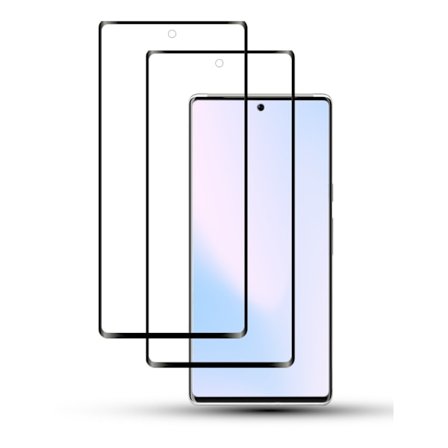 2-Pack GOOGLE PIXEL 6 PRO Skærmbeskyttelse - Hærdet Glas 9H - Super kvalitet 3D