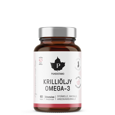 Puhdistamo Krill Oil Omega-3, 60 caps