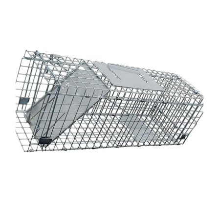 Vankkarakenteinen eläinloukku, ruosteenkestävä metalliverkko teräsvahvistuksilla, kestävä galvanoitu metalliverkko elävänä pyydystävä häkki kaneille, 