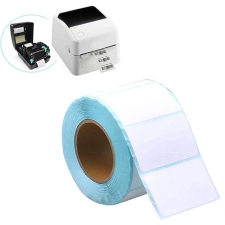 ING Itseliimautuvat tarrat 1000 kappaletta 50x30 mm päivämäärätarrat rullalla päivämäärä-, hinta-, jääkaappi-, lämpö-, pakastin- ja 