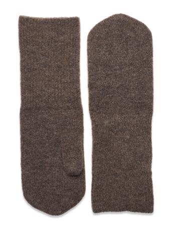 Alphagz Mittens Accessories Gloves Thumb Gloves Brun Gestuz*Betinget Tilbud