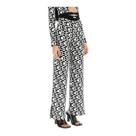 Gcds, Wide Trousers Zwart, Dames, Maat:S
