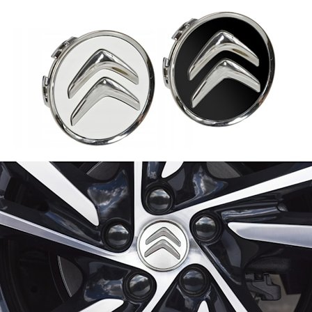 4 kpl - Citroën Keskikupit / Pyörän Navan Merkit - B