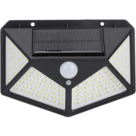 Utendørs belysningssystem, ultraklar solcellevegglampe solsensor sikkerhetslys for terrasse, gjerde, hage, garasje, trapp - Snngv