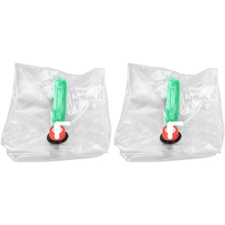 20L Madkvalitets PVC Sammenklappelig Vanddunk, 2 stk. Vandtank