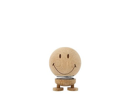 HOPTIMIST Figur Smiley M Raw oak