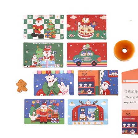 Vintage julehilsenkort julekort, 6-pakke 2023 Ny W