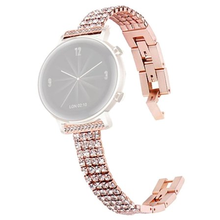 Samsung Galaxy Watch 5 (44mm) / (40mm) / Pro klockarmband med strassdekor - Roséguld