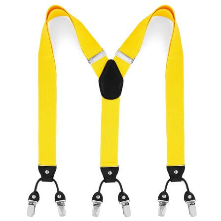 Brede Gule Seler til mænd - Clip-on seler